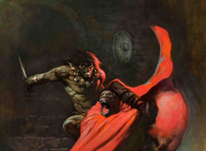 Frank Frazetta's paining of Conan the Barbarian